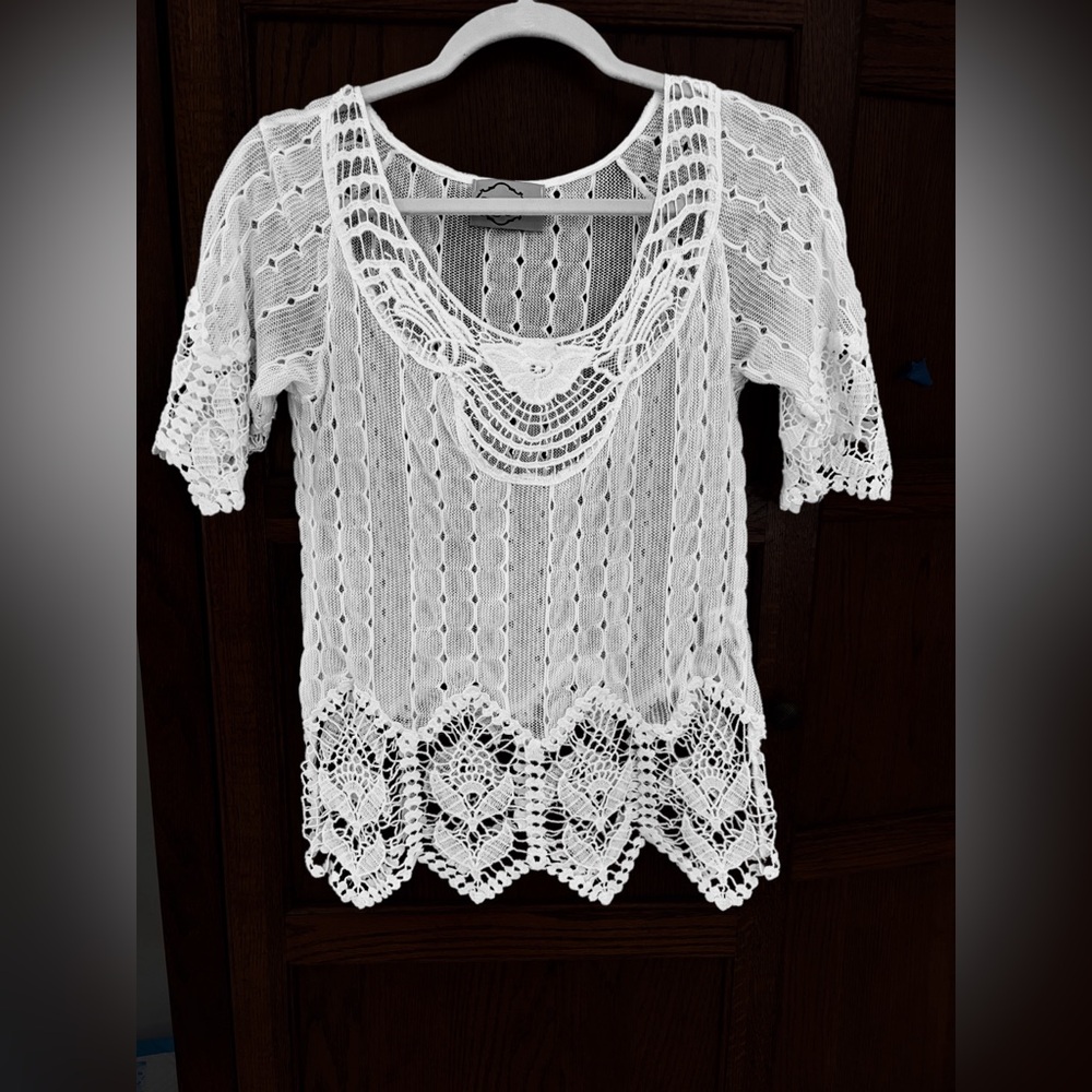 Women’s crochet dress top